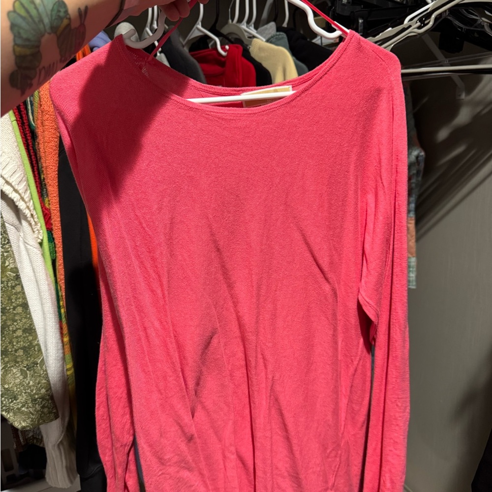 MICHAEL Michael Kors Pink Long Sleeve Tee